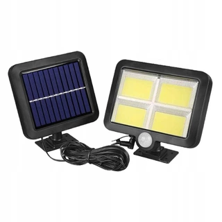 Uličná lampa - Pouličné svietidlo 8 W 120 lm na solárne napájanie