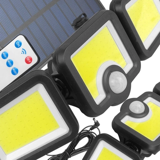 Uličná lampa - Pouličné svietidlo 20 W 2000 lm na solárne napájanie