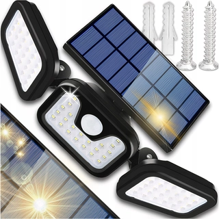 Uličná lampa - Pouličné svietidlo 8 W 3200 lm na solárne napájanie