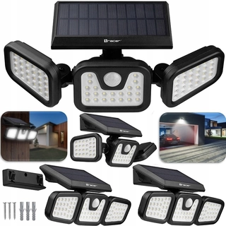 Uličná lampa - Pouličné svietidlo 80 W 2000 lm na solárne napájanie