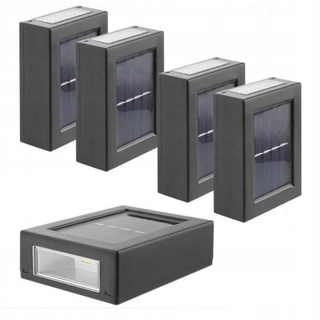 Záhradné nástenné svietidlo - Záhradné nástenné svietidlo DDK, čierne, integrovaný 30 W LED zdroj