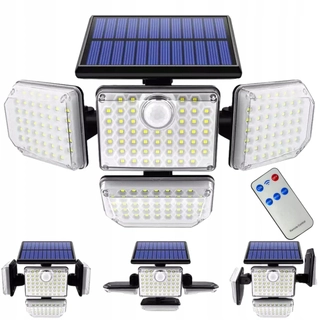 Uličná lampa - Pouličné svietidlo 8 W 6000 lm na solárne napájanie