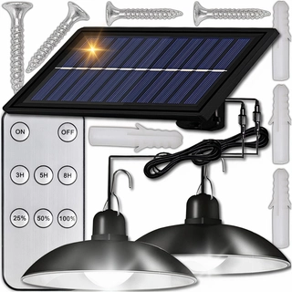 Uličná lampa - Pouličné svietidlo 3,5 W 1 lm na solárne napájanie