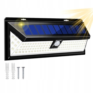 Uličná lampa - Pouličné svietidlo 250 W 5000 lm na solárne napájanie