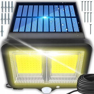 Uličná lampa - Pouličné svietidlo 2200 W 100 lm na solárne napájanie