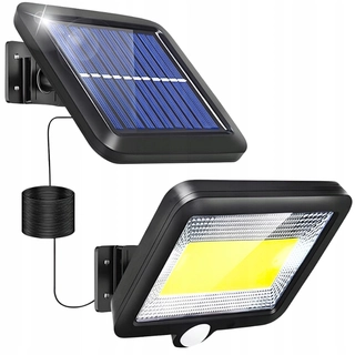 Uličná lampa - Pouličné svietidlo 50 W 800 lm na solárne napájanie
