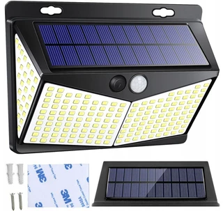 Anytech 208 LED solárne svietidlo s pohybovým a súmrakovým senzorom