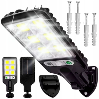 Uličná lampa - Pouličné svietidlo 150 W 0 lm na solárne napájanie