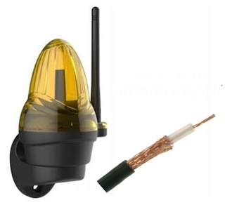 LED signál lampa s anténou k káblu brány
