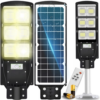 Uličná lampa - Pouličné svietidlo 270 W 6000 lm, solárne napájanie