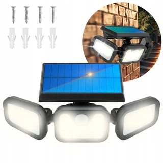 Uličná lampa - Pouličné svietidlo 80 W 260 lm na solárne napájanie