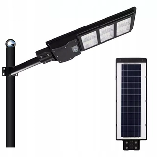 Uličná lampa - Pouličné svietidlo 600 W 60000 lm na batérie, solárne