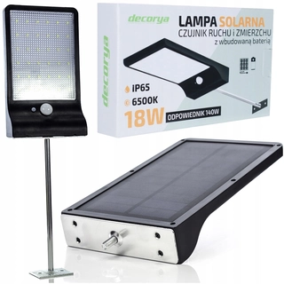 Záhradná fasádna lampa - Fasádna lampa Decorya 1500 lm, solárne napájanie