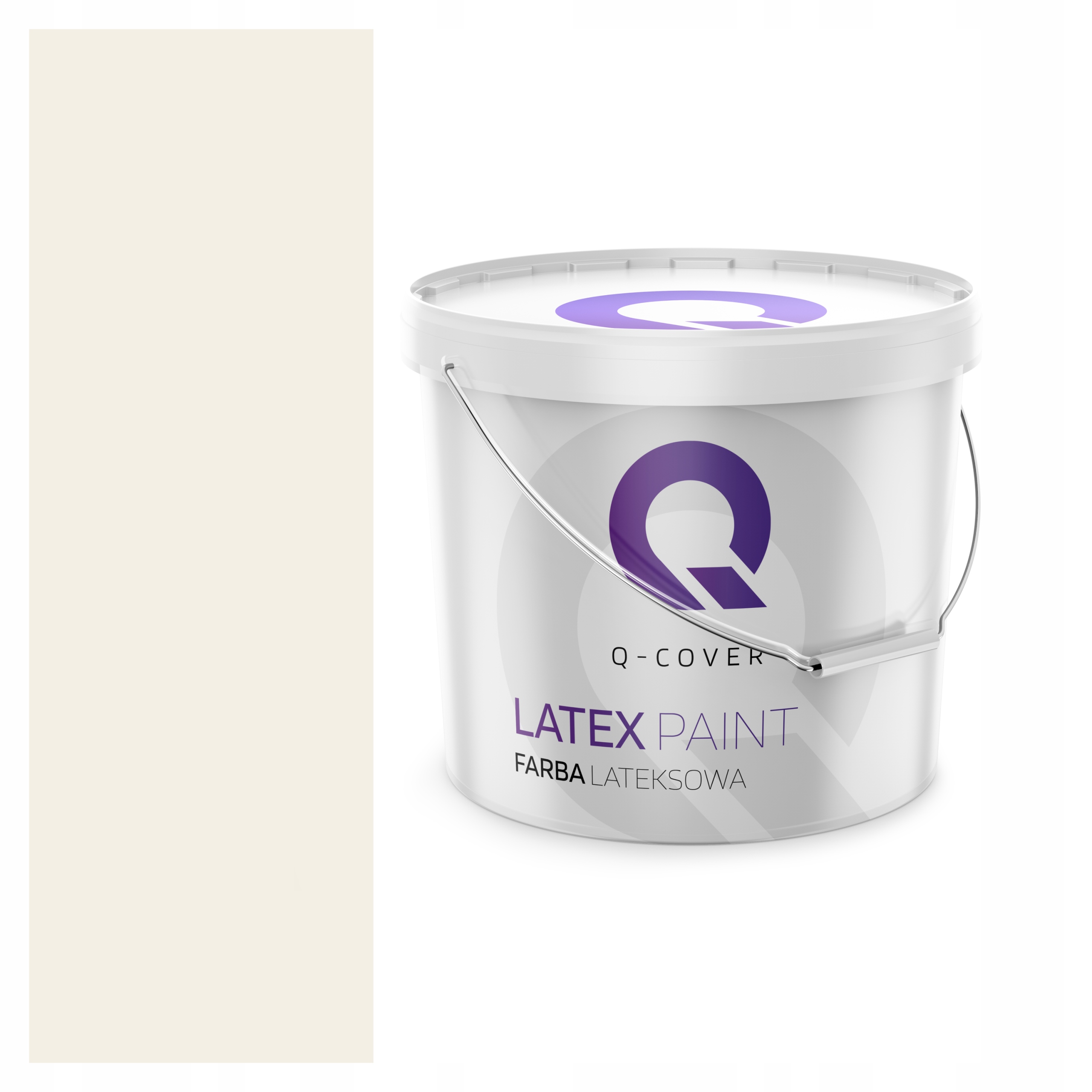Q-Cover latexová farba na strop a steny 5 l Off White Beige H3884 matná