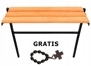 Záhradná lavička - Cintorín Bench, Drevený, Mahagón - Elastický
