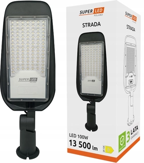 Uličná lampa - Pouličné svietidlo 100 W 13500 lm napájané zo siete