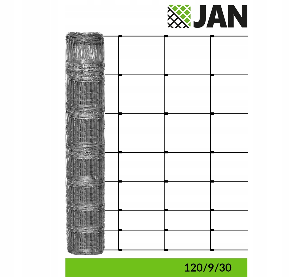 Pletivo na plot Jan strieborné 1,2x50 m