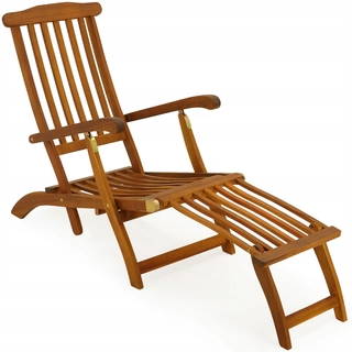 Záhradné lehátko, ležadlo - DREVENÉ lehátko ACACIA FOLDING kreslo