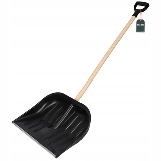 Záhradné náradie - LOPATA NA SNEH SHOPHER ŠKRABKA NA ODSTRAŇOVANIE SNEHU KOVOVÉ KOVACIE PRVKY
