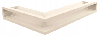 Krbová mriežka - Luft 45s Corner Right 400x600x90 CREAM GRILLE