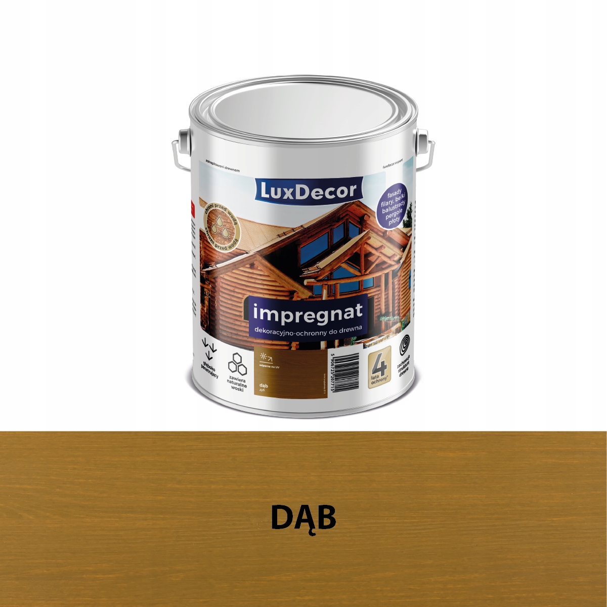 LUXDECOR Impregnácia dreva 9l - dub