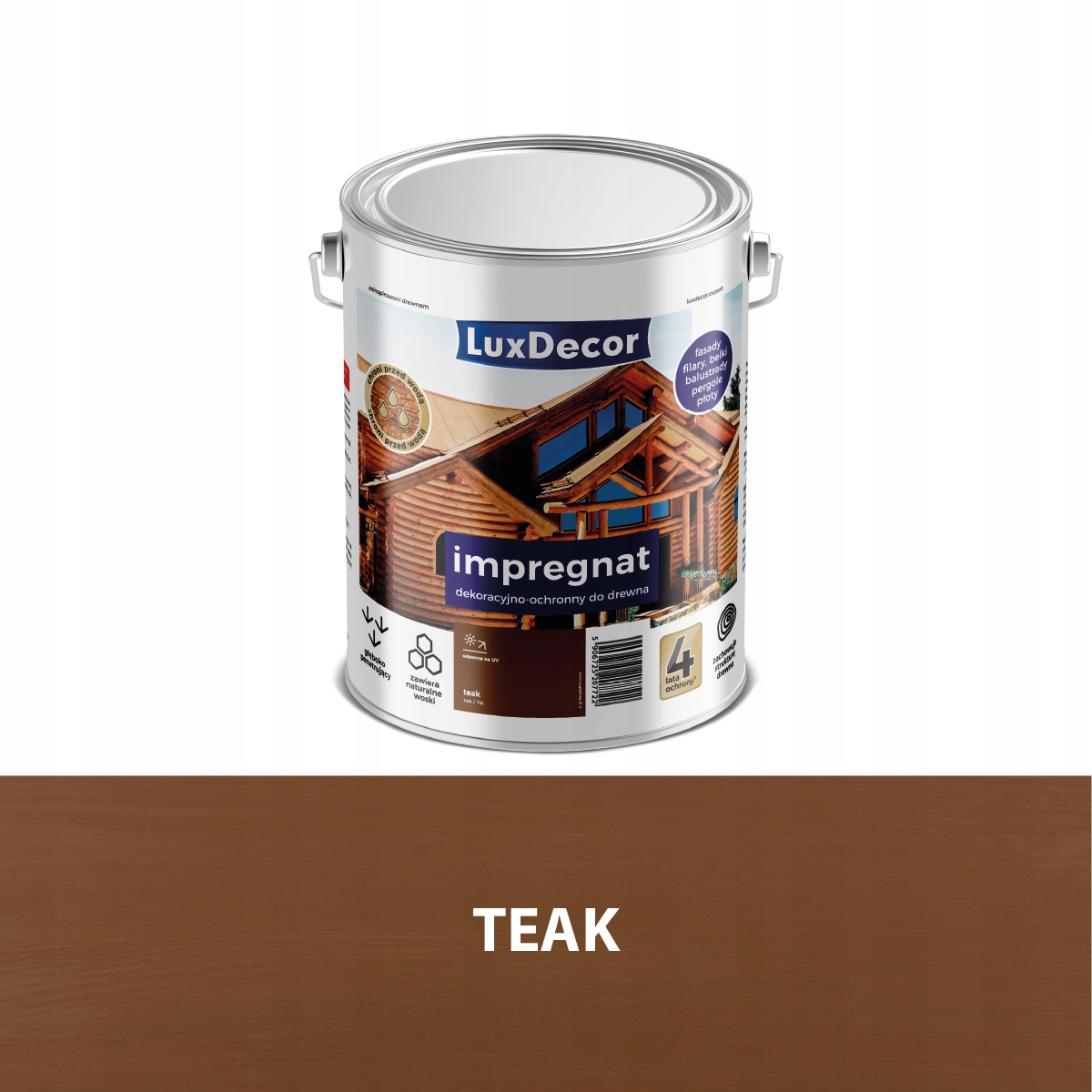 LUXDECOR Impregnácia dreva 9l - teak