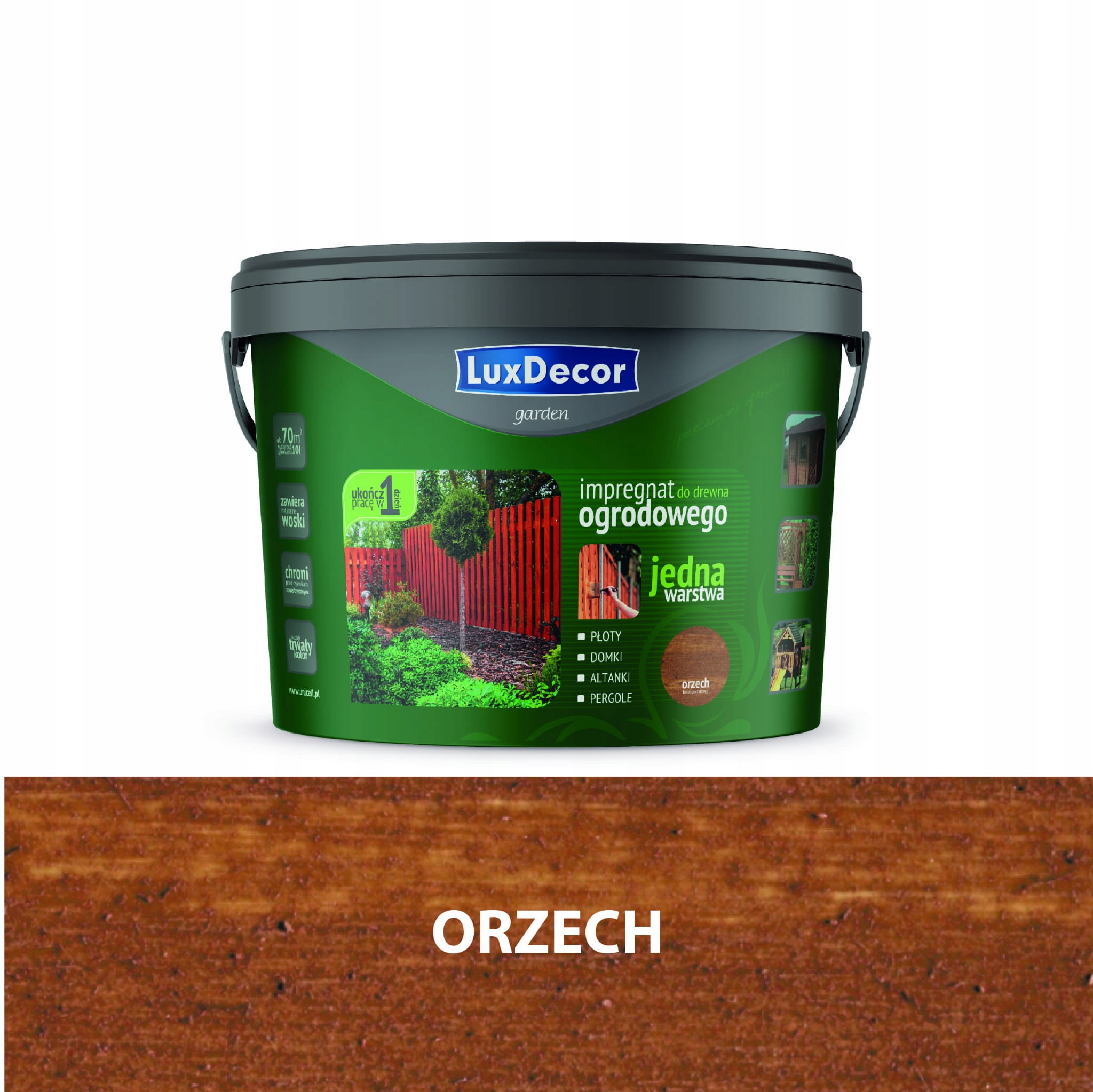 Luxdecor impregnácia záhradného dreva 9l orech