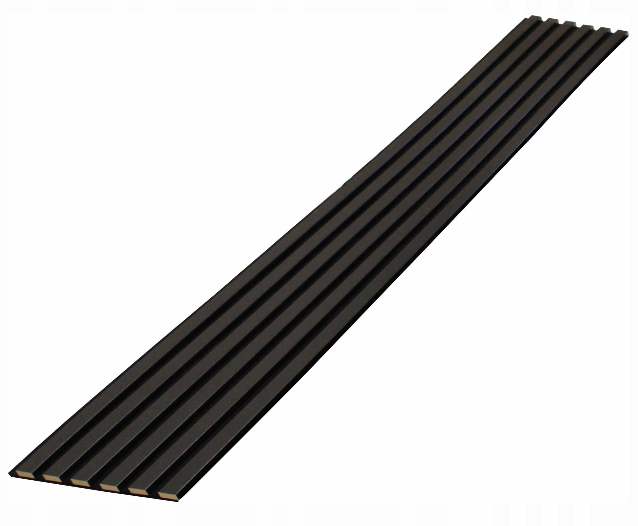 Lamele 3D 6szt. na filcu 275cmx27cm BLACK