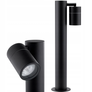 Svetelný stĺp do záhrady - Osvetľovací stožiar Lumiled GU10 45 cm čierny