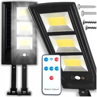 Uličná lampa - Pouličné svietidlo 1200 W 12000 lm solárne napájanie
