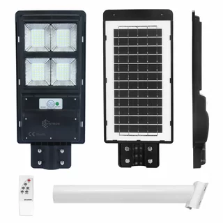 Uličná lampa - Pouličné svietidlo 120 W 3400 lm na solárne napájanie
