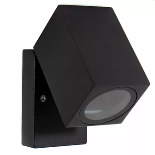 Záhradné nástenné svietidlo - SuperLED záhradné nástenné svietidlo čierne GU10 10W
