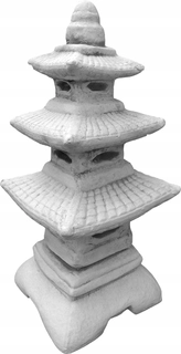 Záhradné svetlo s betónom - pagoda (p2) ala-shop