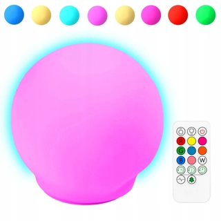 Bazénové osvetlenie - Plávajúca vodotesná RGB pilotná lampa SP-LN02