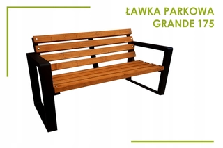Záhradná lavička - Bench do mestského dizajnu Grande Tik 180 cm