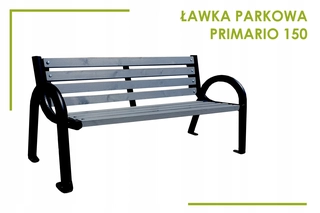 Záhradná lavička - Záhradná lavica Primario antracit 150cm