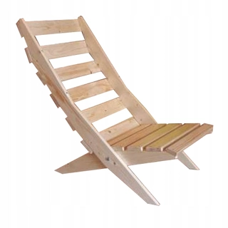 Záhradné lehátko, ležadlo - Liečba Relaxačné drevené drevené kreslo gauč
