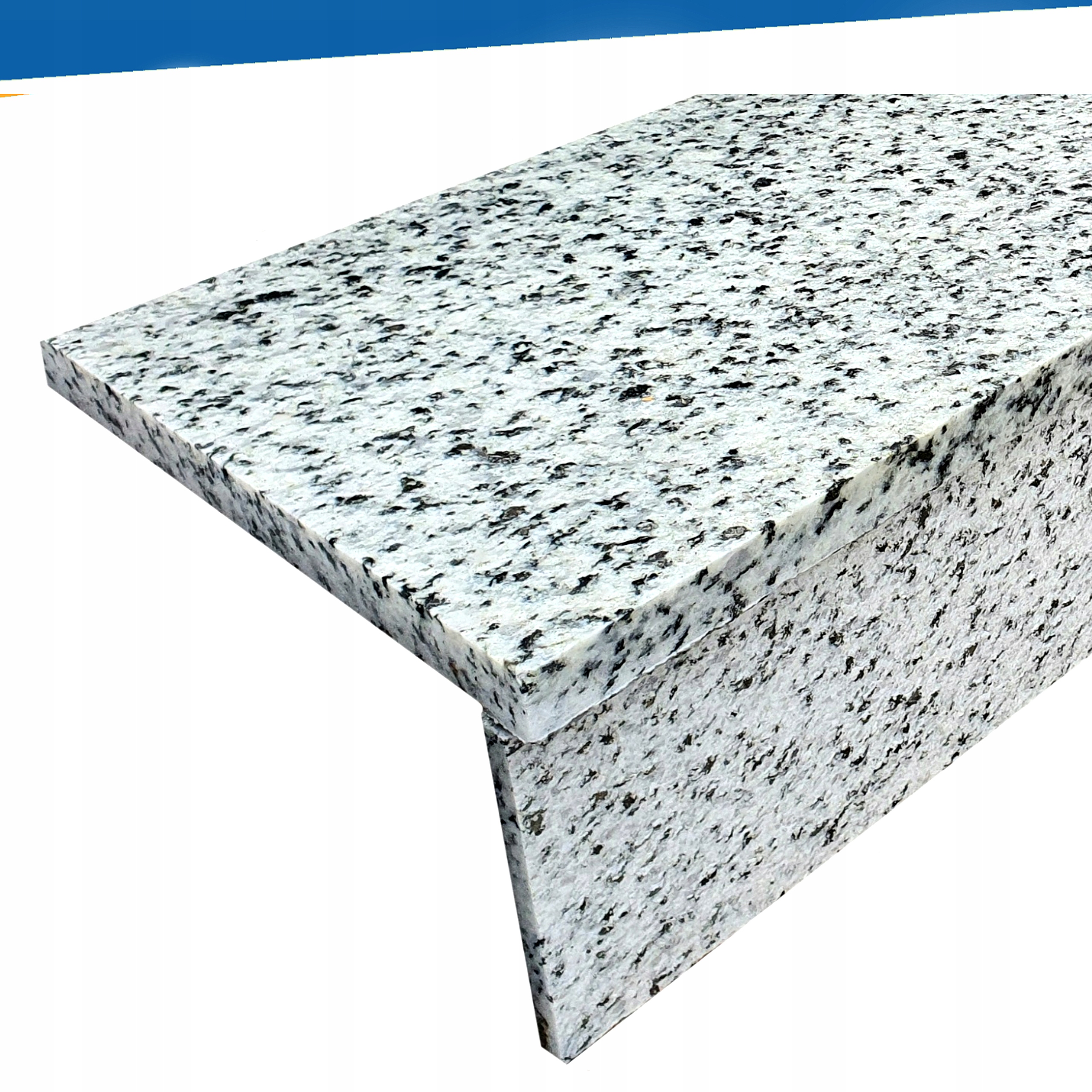 Schody z leštenej žuly E2 150x34x3 - 1m