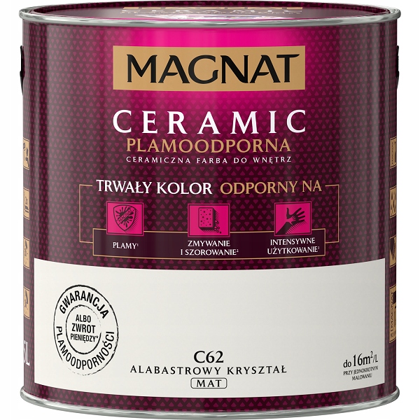 Magnat keramická farba na steny 5 l C62 Alabaster Crystal mat