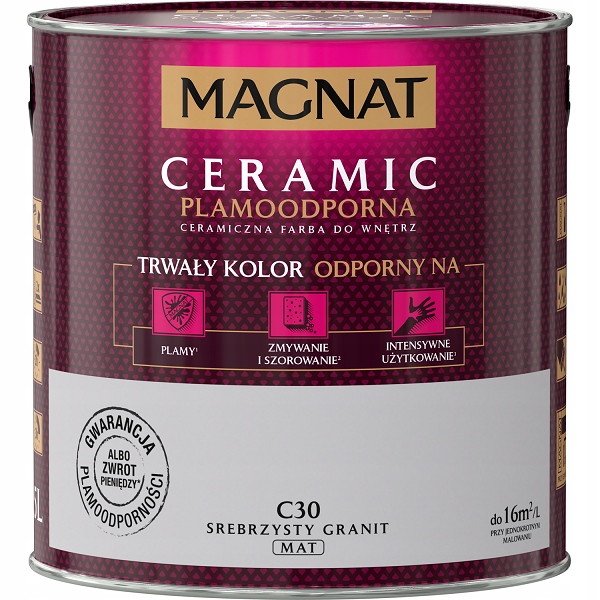Magnat keramická farba na steny 5 l C30 Silver Granite mat
