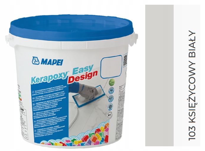 Mapei biela 103 epoxidová škárovacia hmota lunárna biela 3 kg