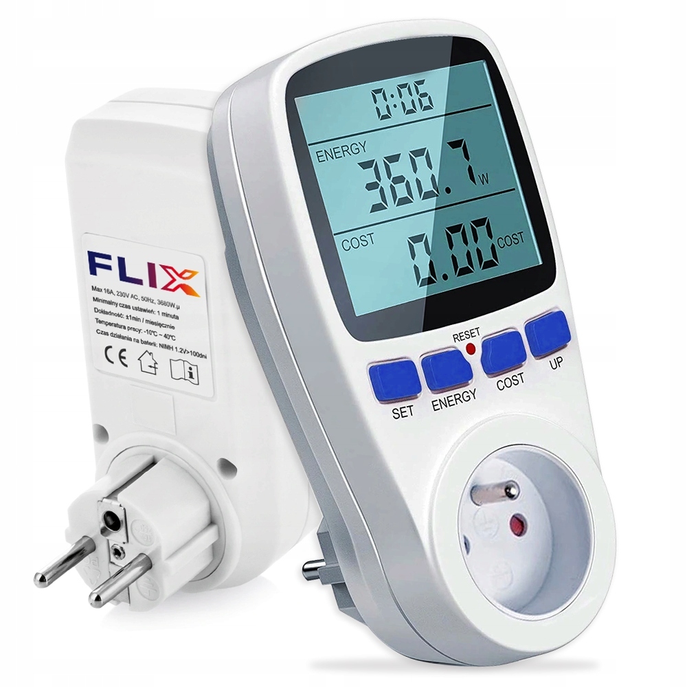 Wattmeter Logit 16 A 3600 W