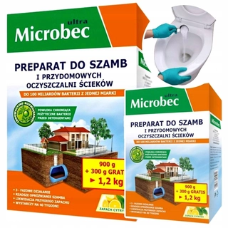 Prostriedok do žumpy, septiku - Práškový prípravok pre septiky Bros Microbec Ultra 1,2 kg