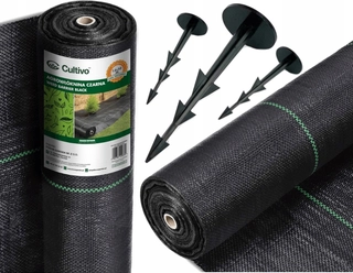 Agrotextília - Agrotextilné mulčovanie (proti burine) Cultivo black 100 x 5000 cm 90 g/m²