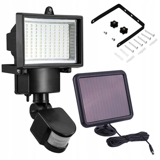Uličná lampa - Pouličné svietidlo 600 W 6800 lm na solárne napájanie
