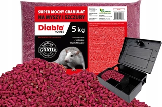 Silný 5 kg jed pre myši potkany v granulách
