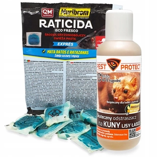 Repelent, plašič  pre zvieratá - PEST PROTECT repelent proti kunám