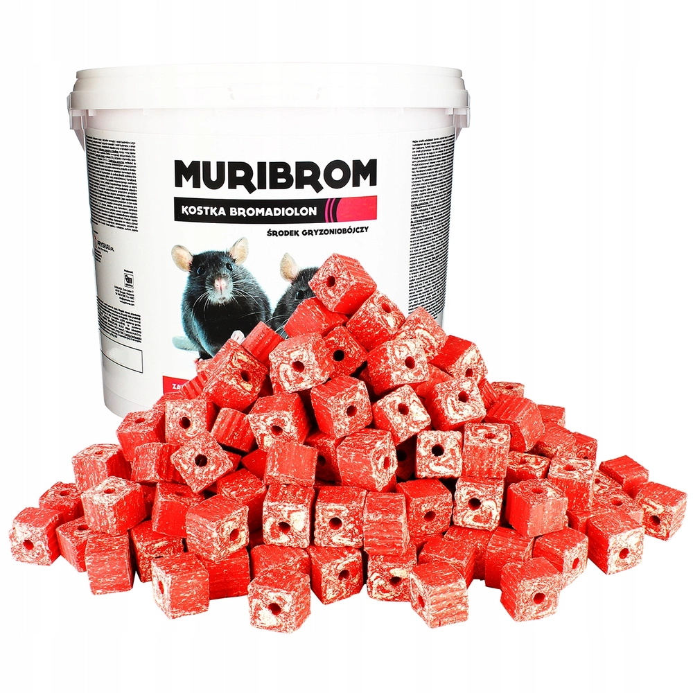Silný jed na hlodavcoch Muribrom 5 kg kocky