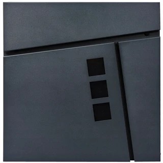 Poštová schránka - Modernistické veľké poštové boxy na zoznamoch