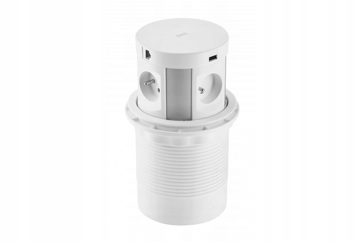 Elektrika, internet, USB zásuvka GTV biela